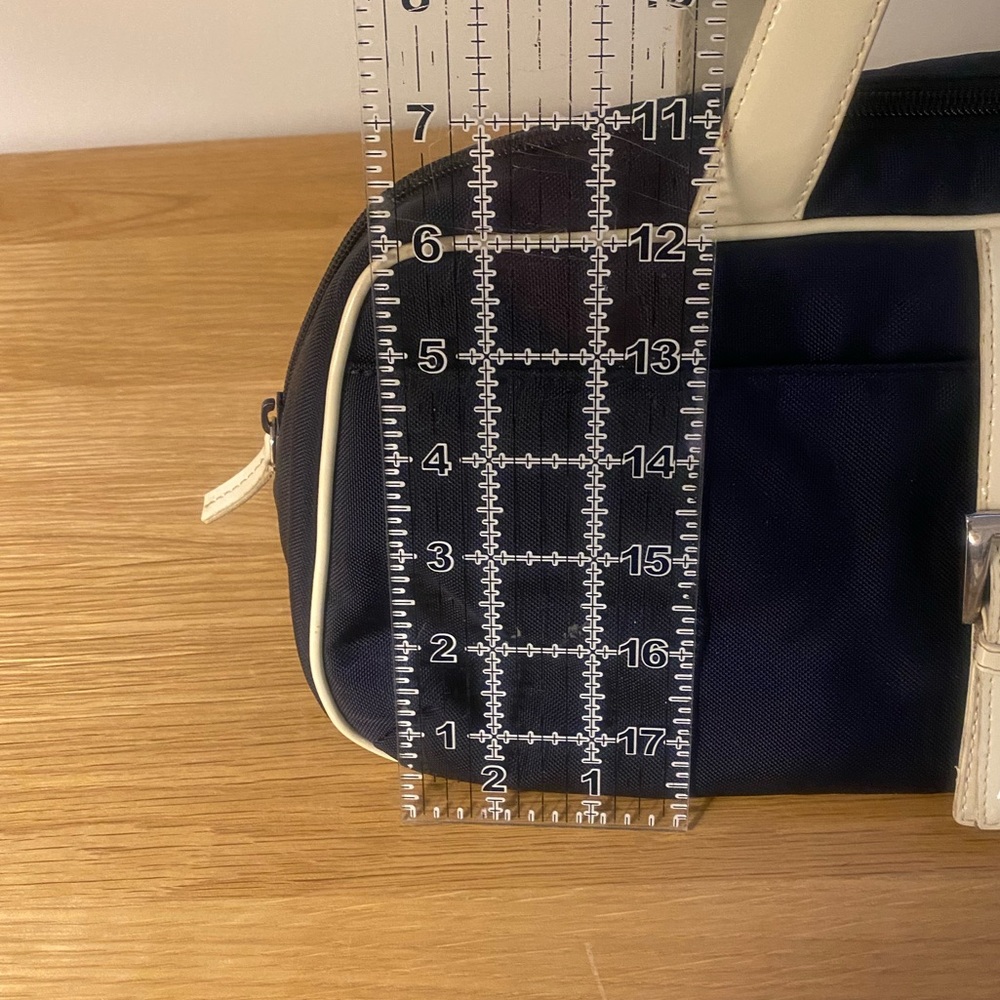 Missoni Navy and Cream Handle Bag - Picture 8 of 10